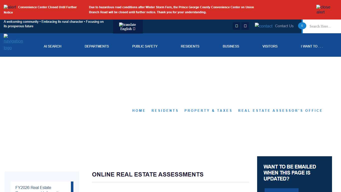 Online Real Estate Assessments
